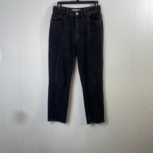 PACSUN BLACK MOM JEANS SIZE 26 WAIST HIGH RISE